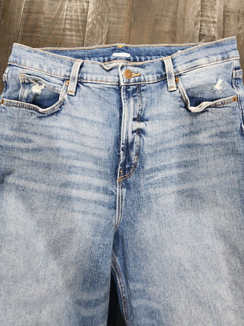 OLD NAVY BOYFRIEND JEANS -SIZE 12-PETITE-EXCELLENT CONDITION - Picture 3 of 5